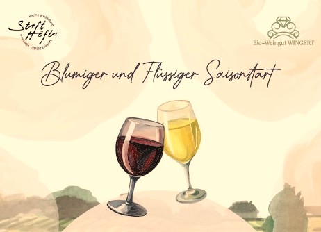 Weindegustation im Stift Höfli in Nussbaumen TG mit Bio-Weinen vom Bio-Weingut Wingert